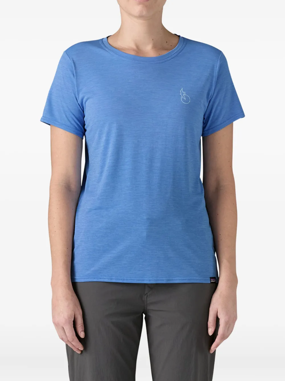 Patagonia T-shirt met grafische print Blauw