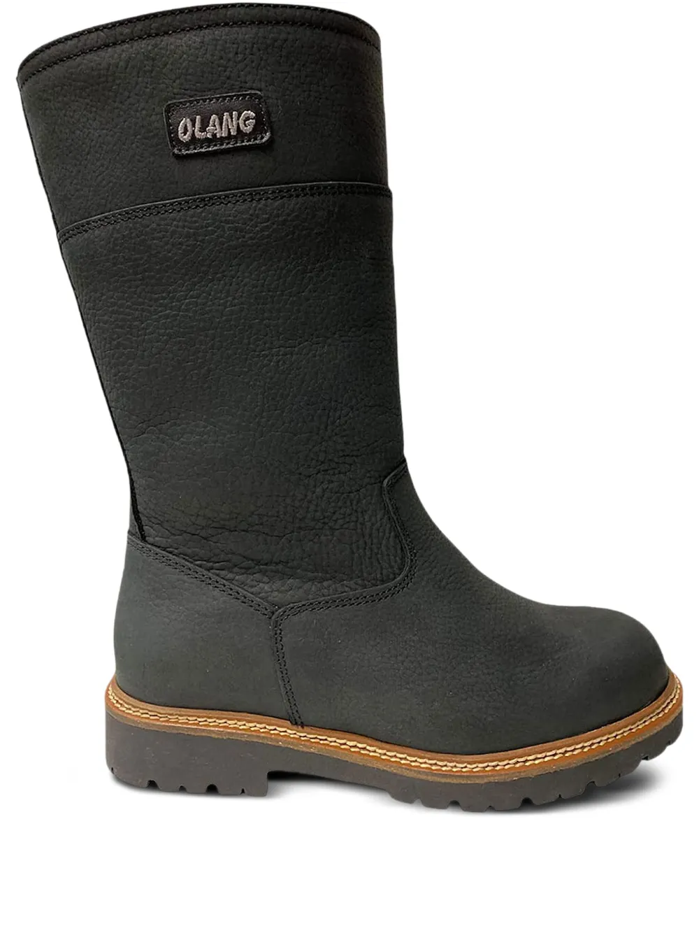 OLANG leather zip-up boots | Black | Image 1