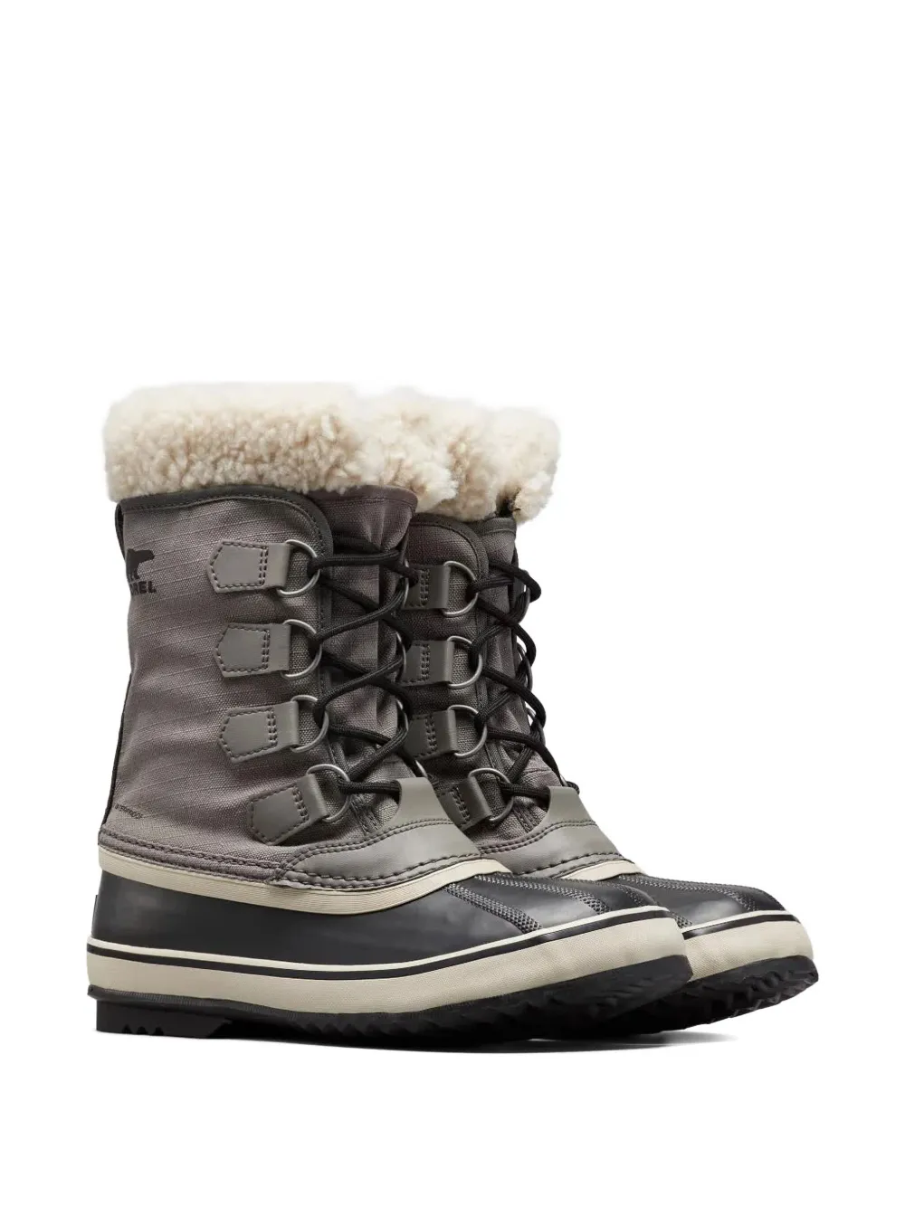 Sorel Winter Carnival Lace-up Boots In Gray