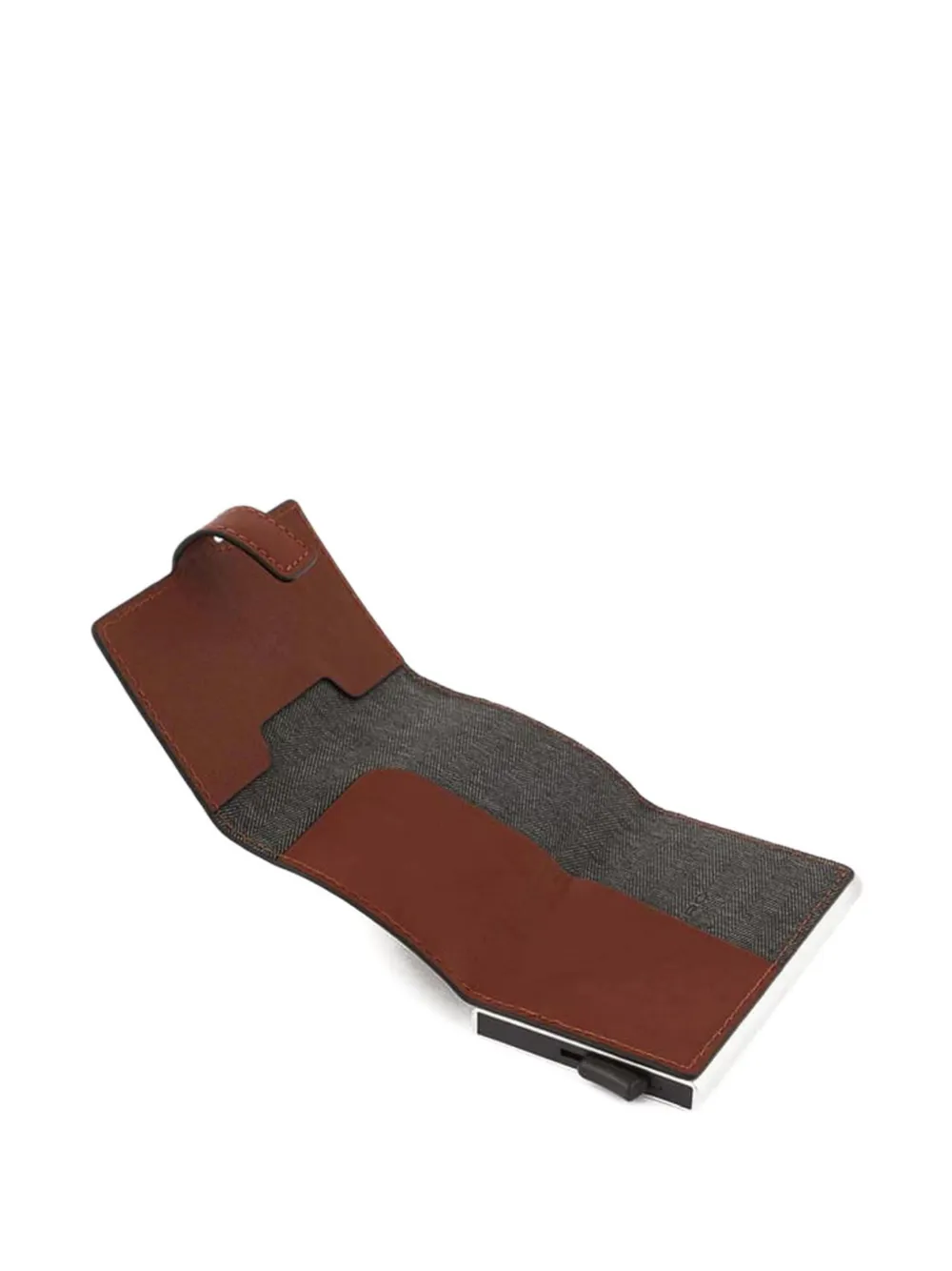 Piquadro Leather Tab Cardholder