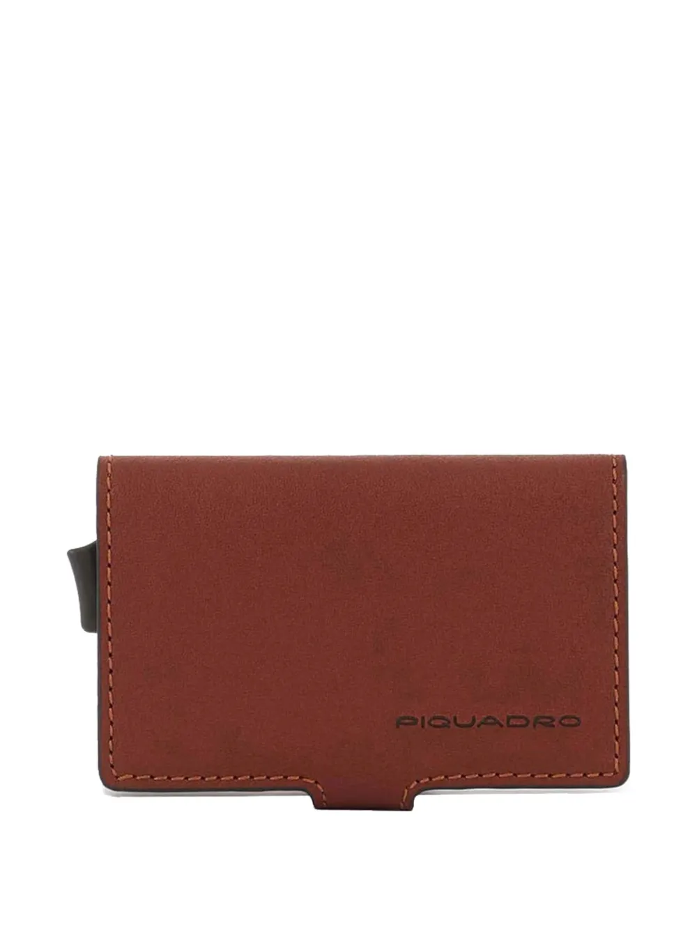 PIQUADRO Leren pasjeshouder Bruin