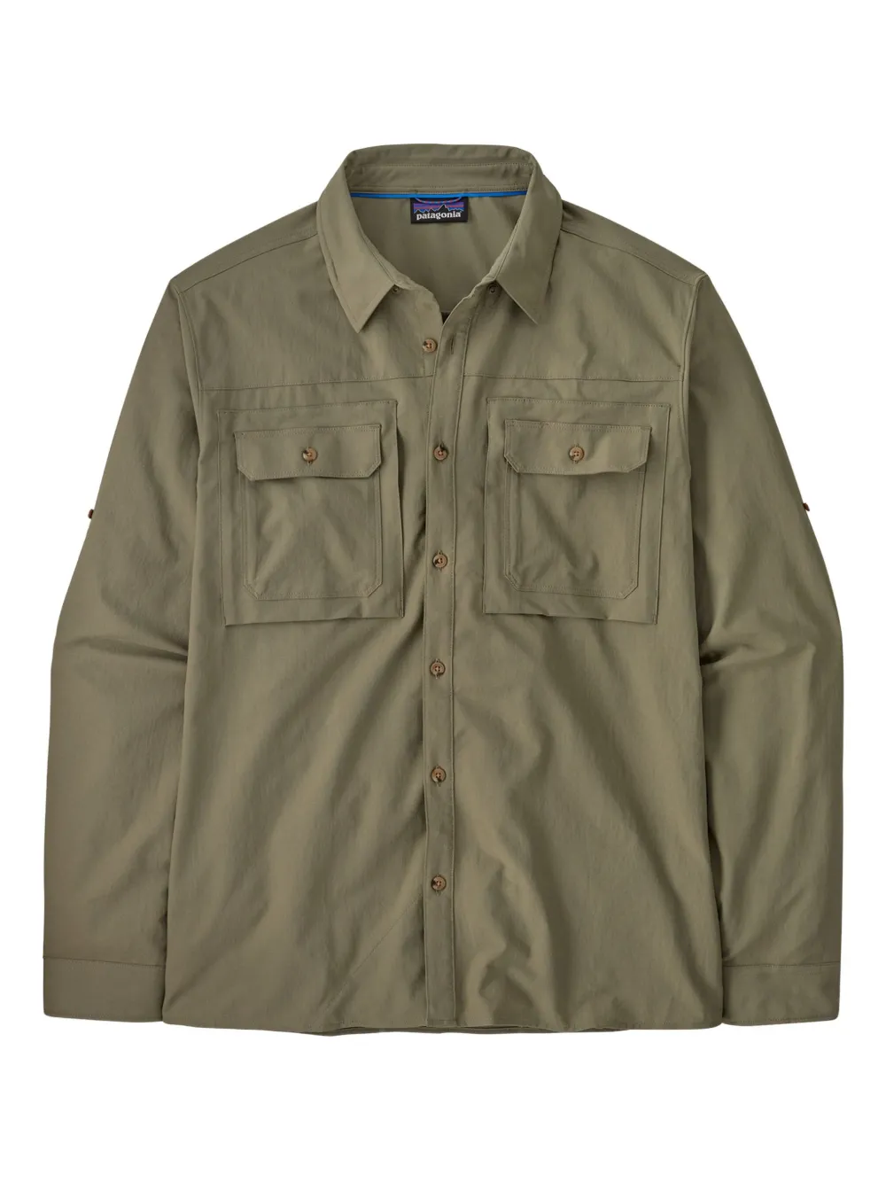 Patagonia double-pocket long-sleeve shirt - グリーン Patagonia double-pocket long-sleeve shirt - グリーン