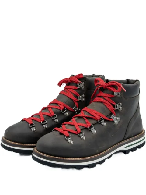 MONPIZ lace-up leather boots