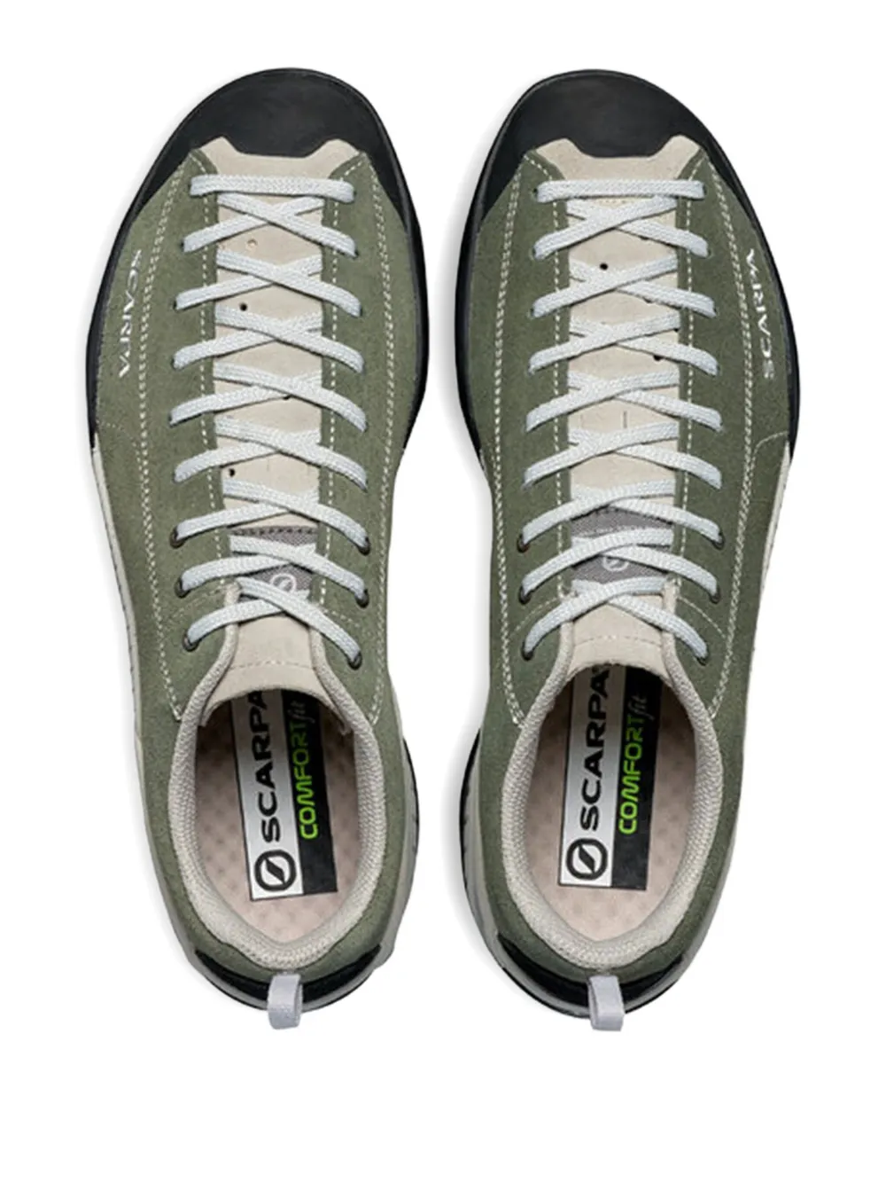 SCARPA Mojito lace-up suede sneakers Green
