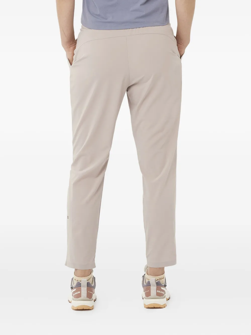 Salomon Broek met geplooide zak Beige