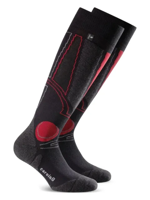 ROHNER Carving graphic-patterned ski socks