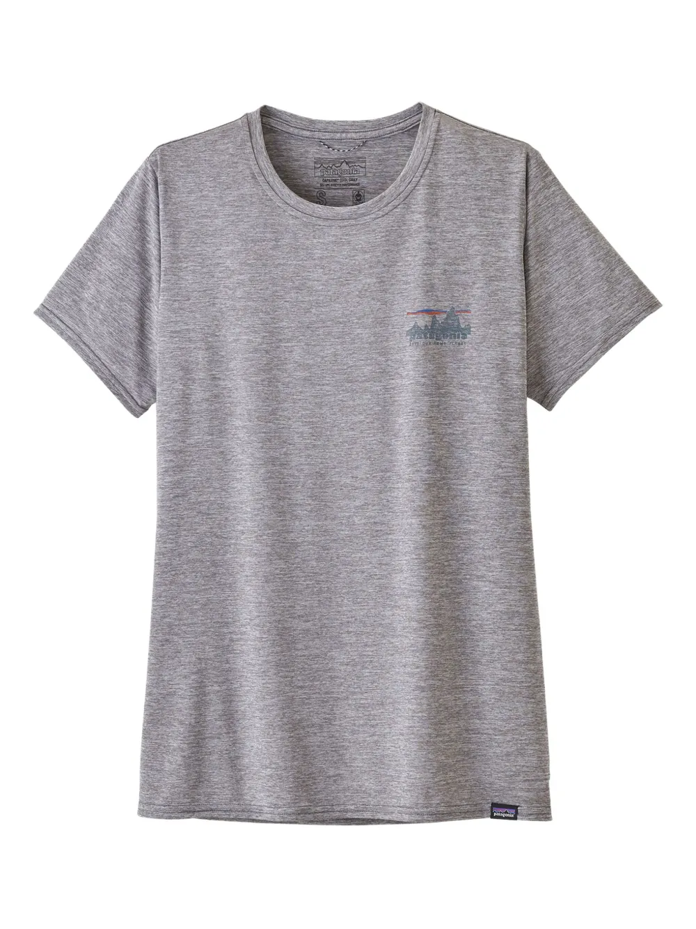 Patagonia T-shirt met print Grijs