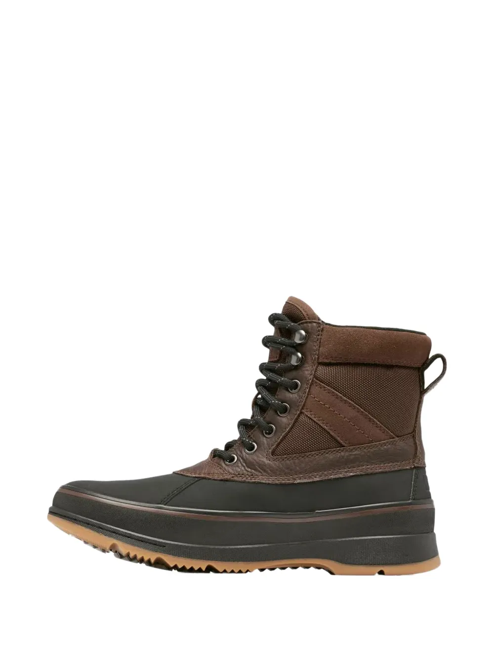 Sorel Lace-up Leather Boots In Brown