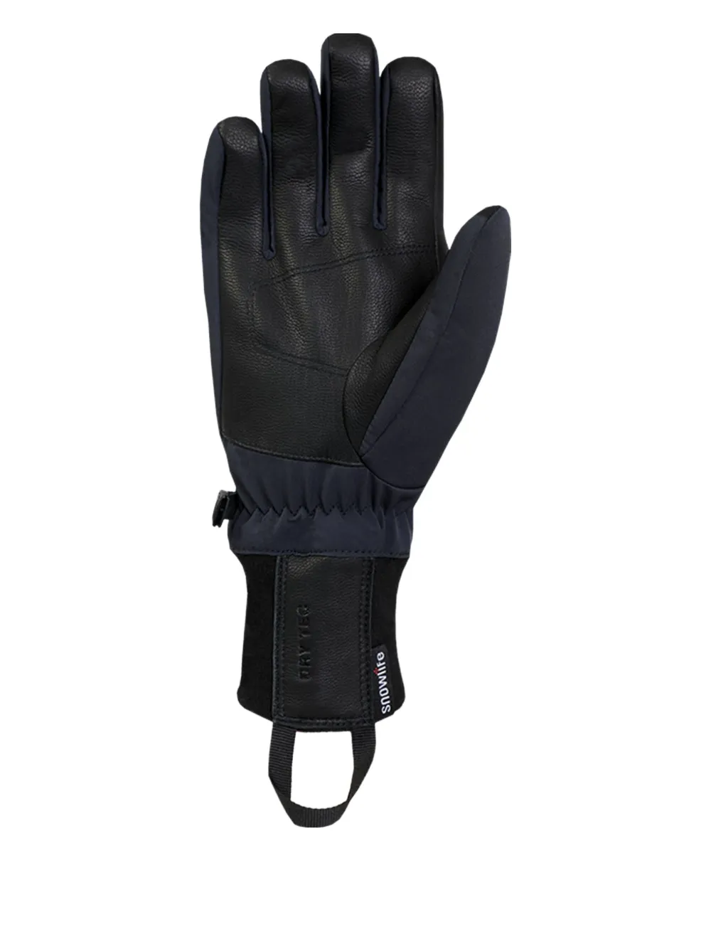 SNOWLIFE ribbed-panel gloves Blauw