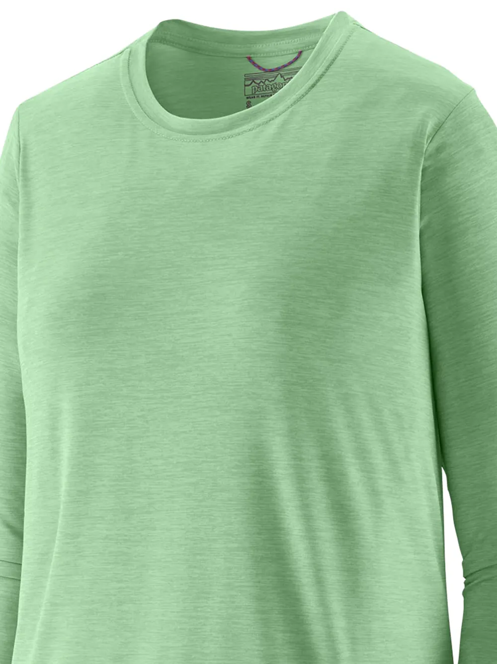 Patagonia T-shirt met lange mouwen Groen