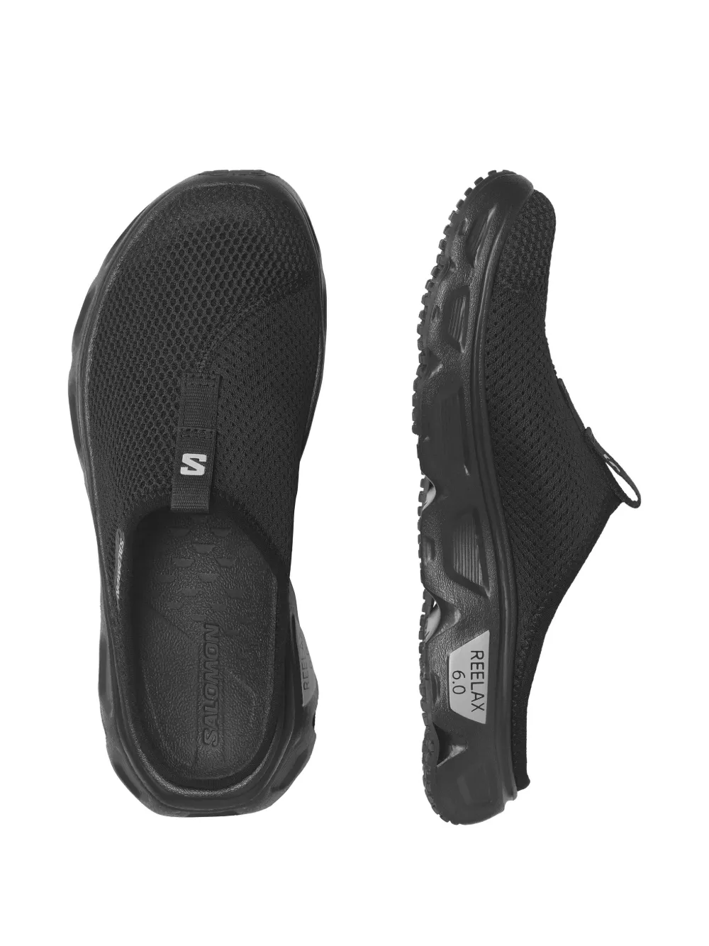 Salomon Reelax Logo Slides In Black