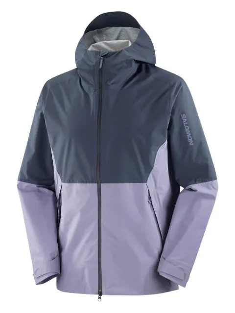 Salomon hooded two-tone jacket