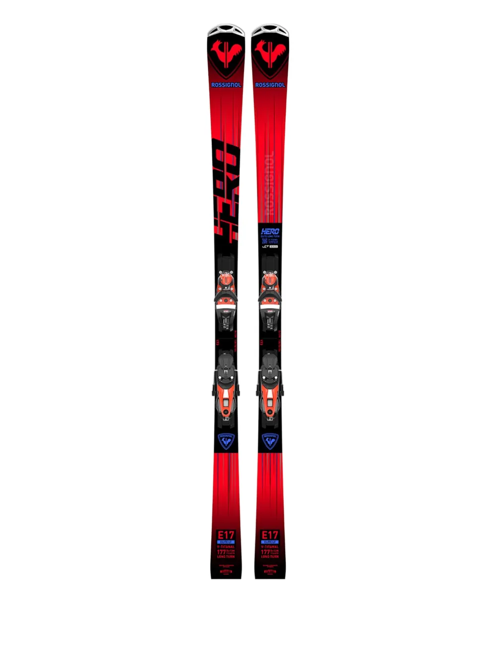 Rossignol Hero Elite LT TI Konect skis Rood