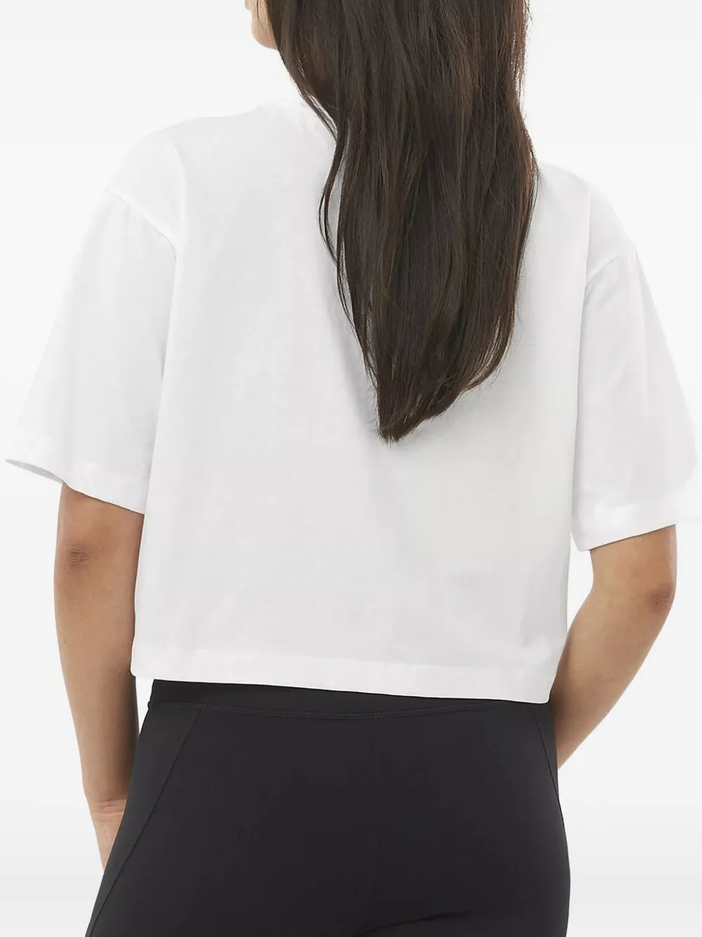 Salomon Logo Short Sleeve T-shirt In White