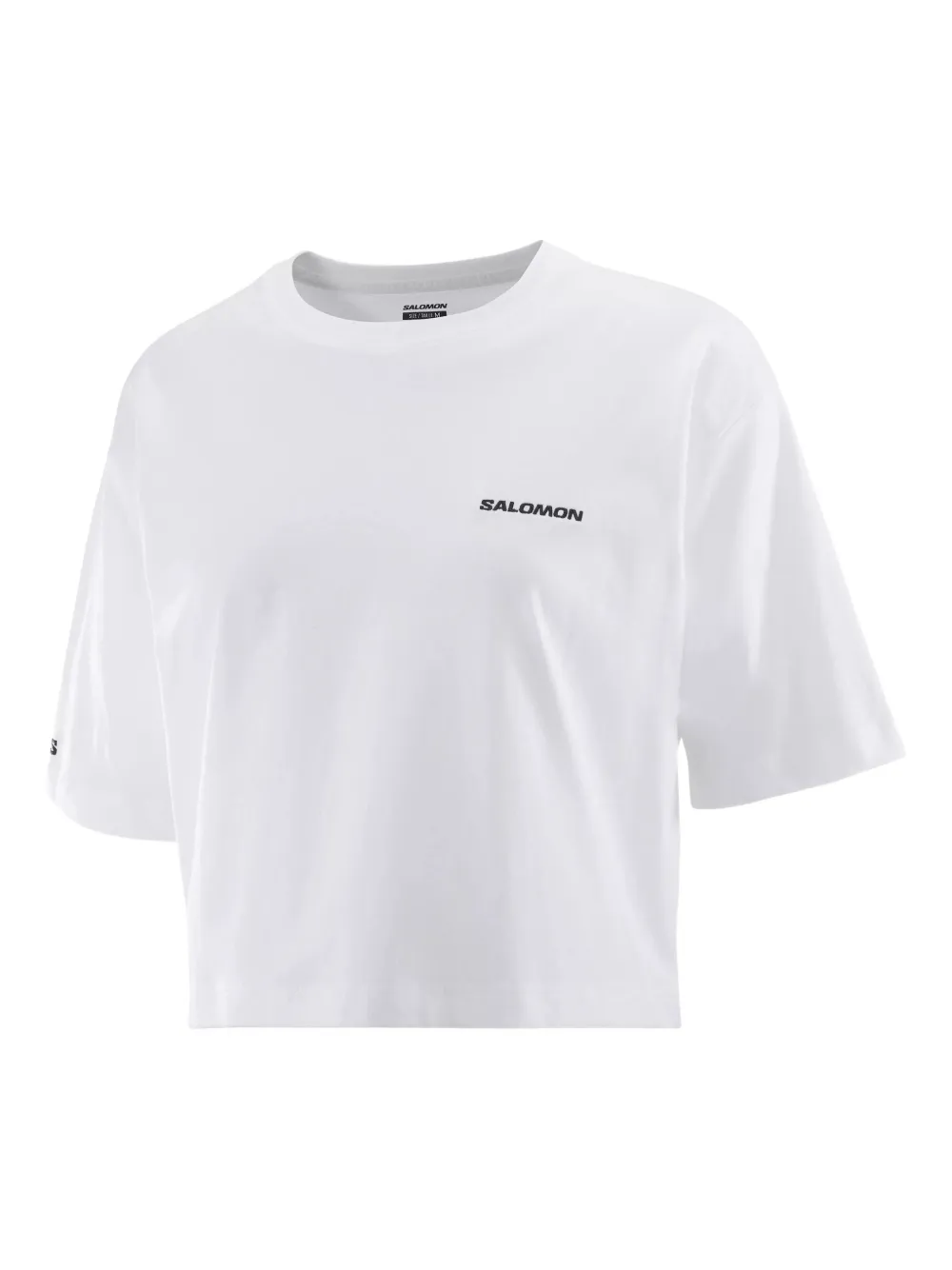 Salomon Logo Short Sleeve T-shirt In White