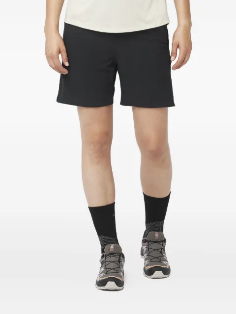 Salomon elastic-waistband side-pocket shorts