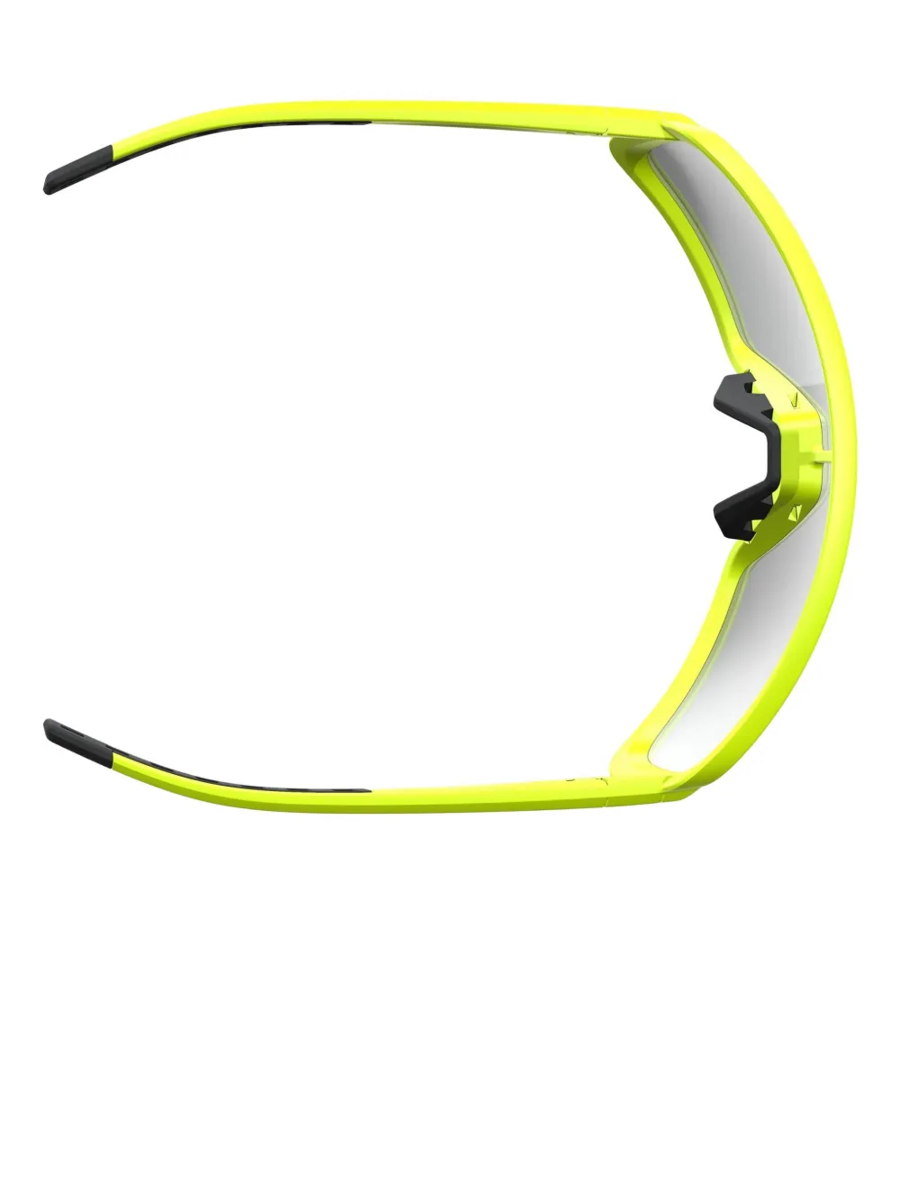 SCOTT Pro Shield Light Sensitive zonnebril met schild montuur Geel