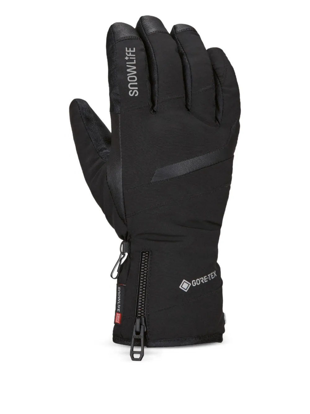 SNOWLIFE logo-print gloves Zwart