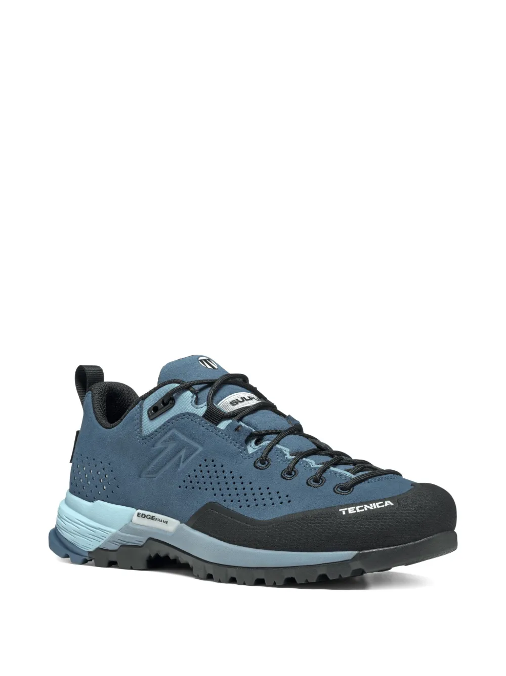 Tecnica Sulfur GORE-TEX suède sneakers met geperforeerde details Blauw