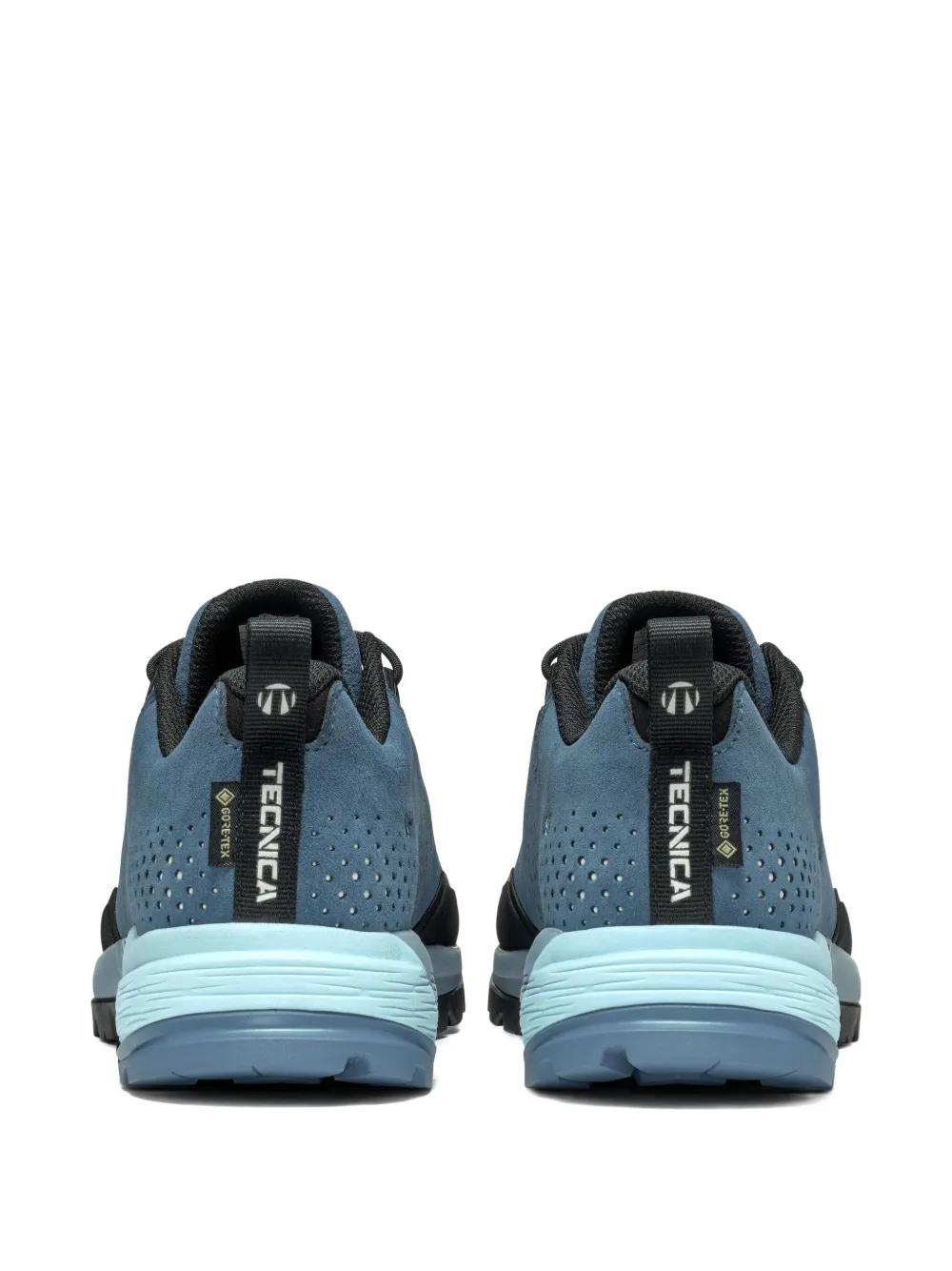 Tecnica Sulfur GORE-TEX suède sneakers met geperforeerde details Blauw