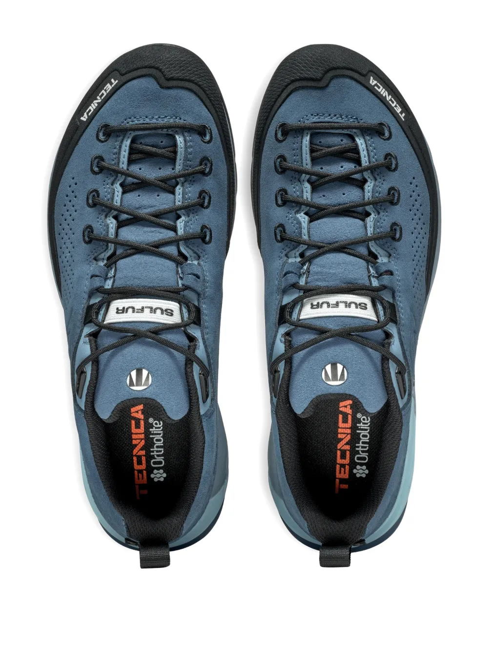 Tecnica Sulfur GORE-TEX suède sneakers met geperforeerde details Blauw