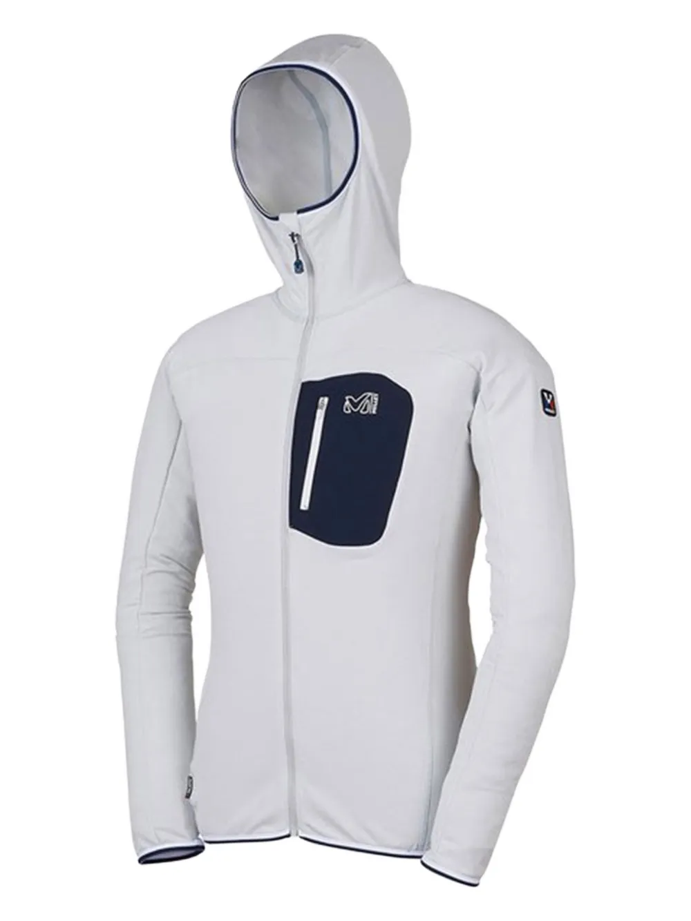 Pascal Millet hooded zip-up jacket - グレー Pascal Millet hooded zip-up jacket - グレー