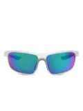 Nike Windtrack Run rectangle-frame sunglasses - White
