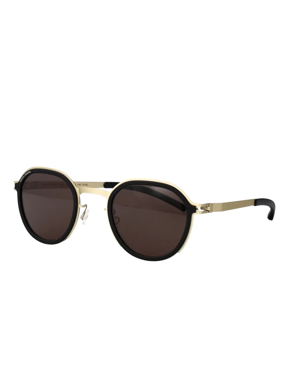 Mykita x Rimowa zonnebril met rond montuur Goud