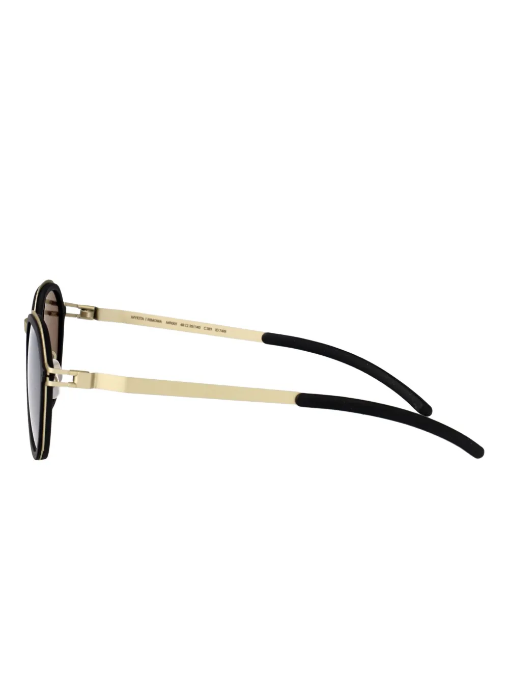 Mykita x Rimowa zonnebril met rond montuur Goud