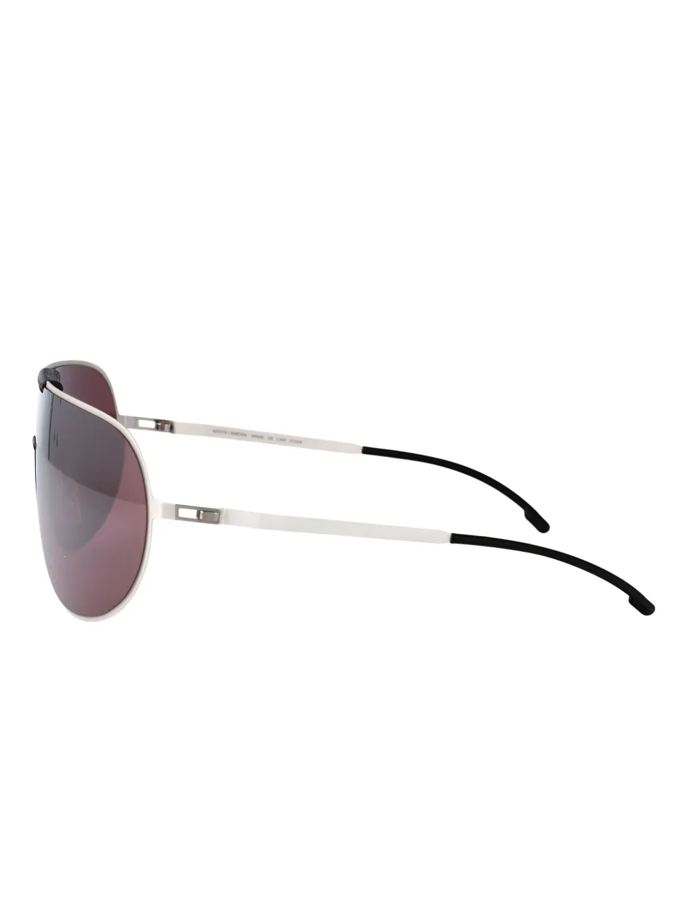 Mykita x Rimowa zonnebril met geometrisch montuur Zilver