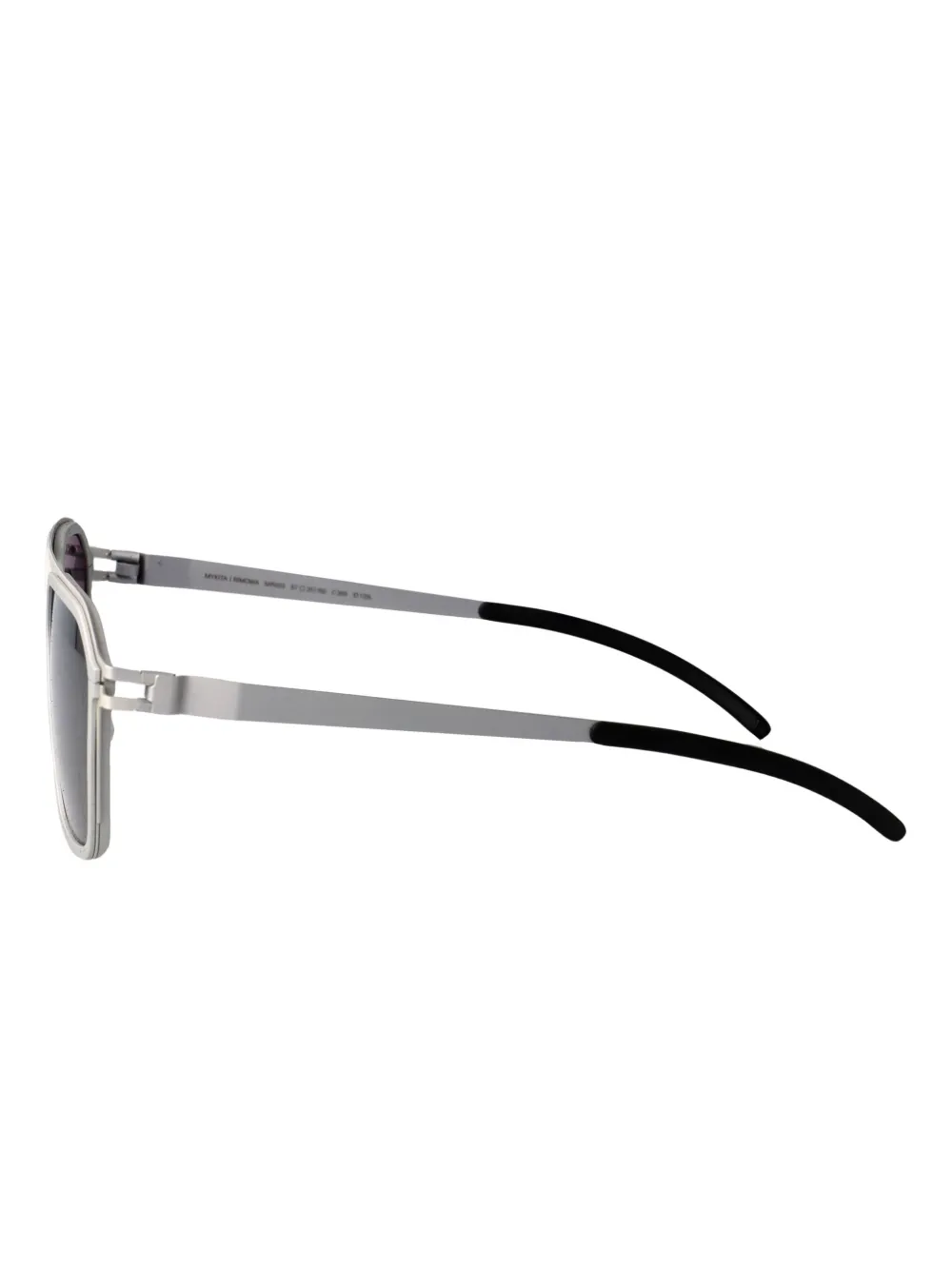 Mykita x Rimowa zonnebril met geometrisch montuur Zilver