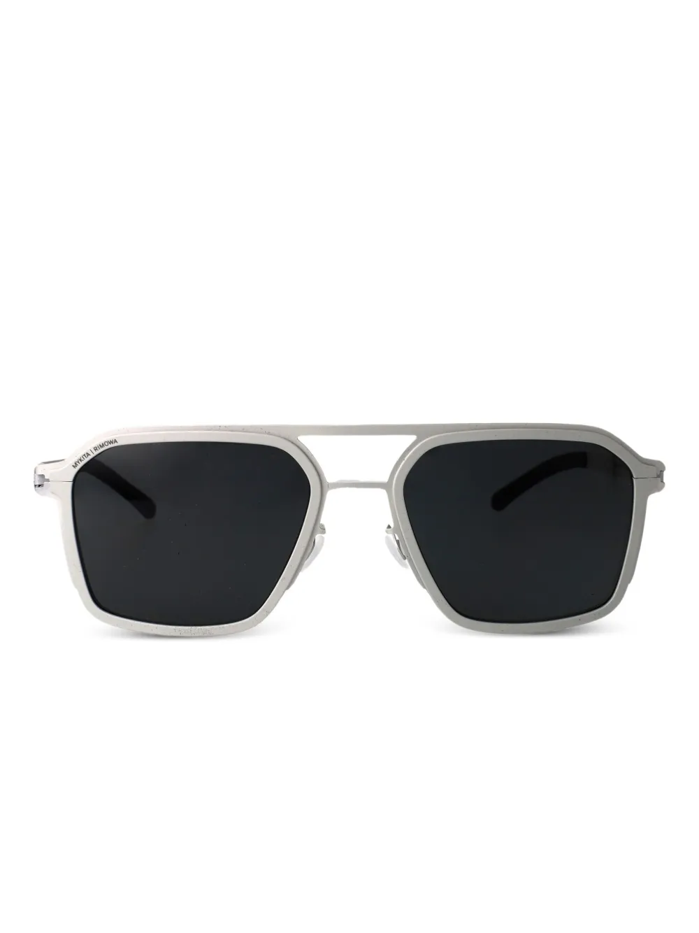 Mykita x Rimowa zonnebril met geometrisch montuur Zilver