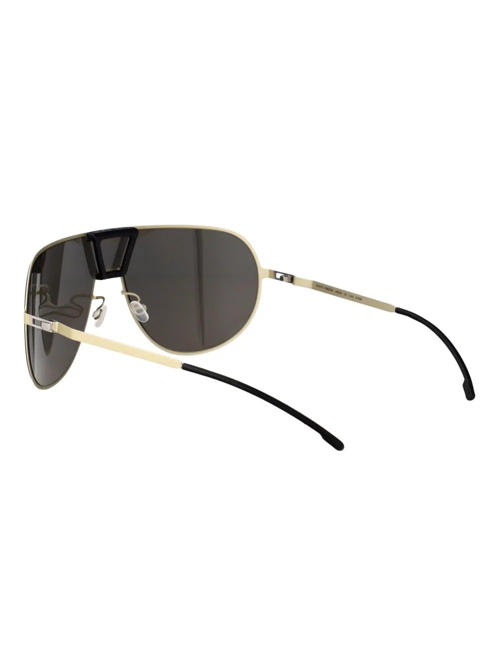 Mykita x Rimowa zonnebril met geometrisch montuur Goud