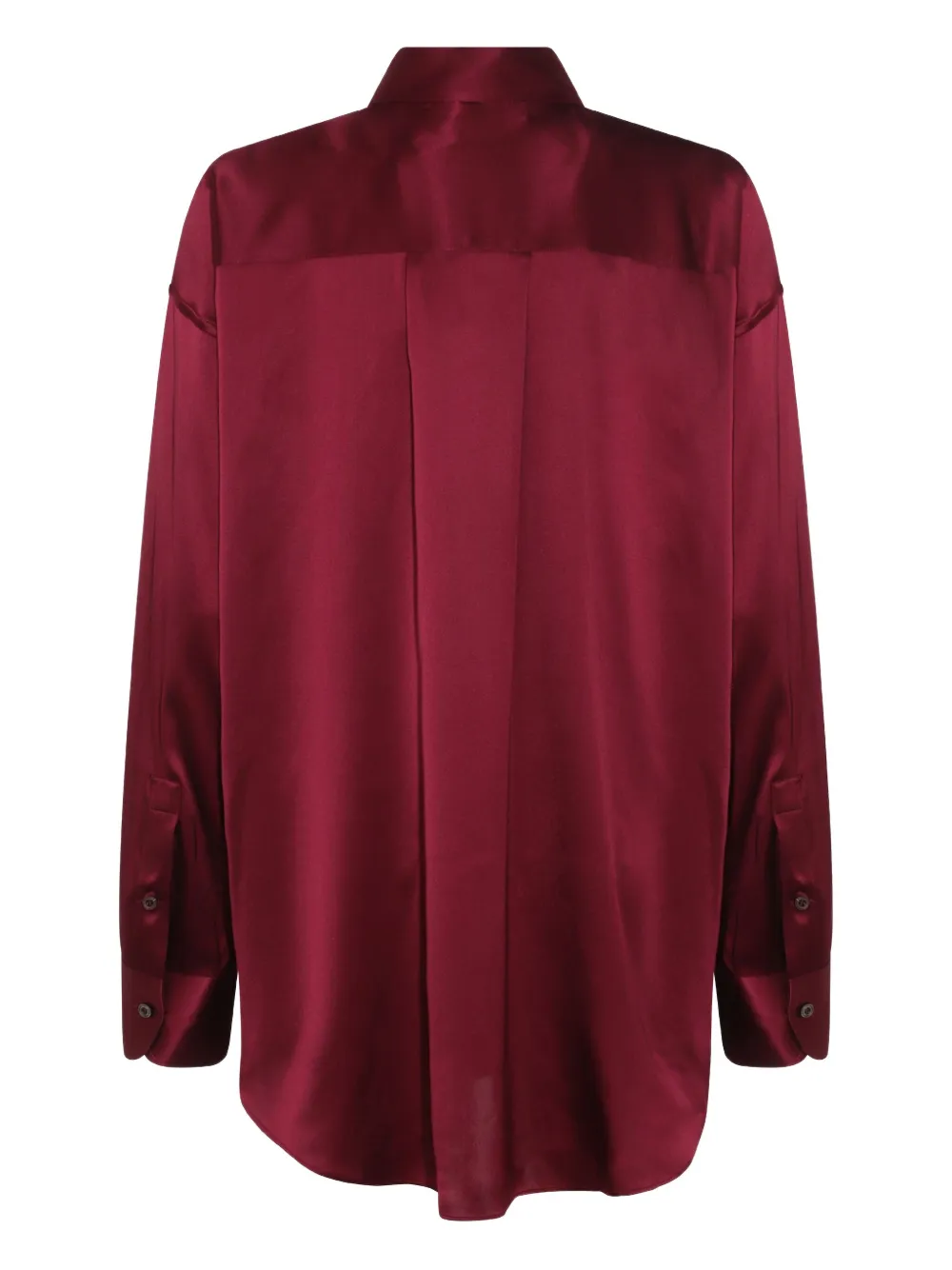 TOM FORD Satijnen blouse Rood