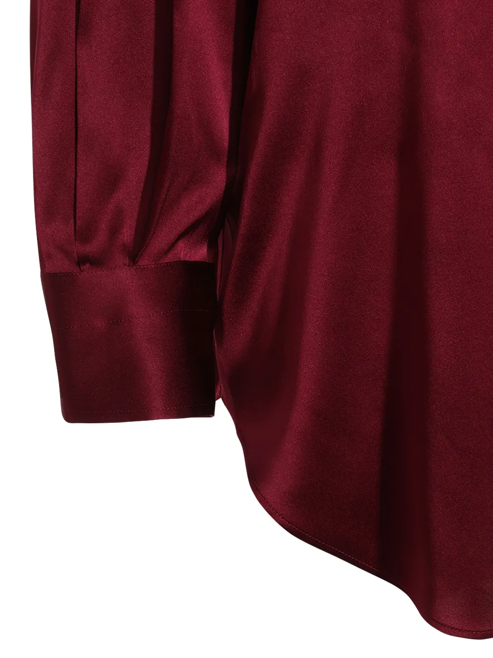 TOM FORD Satijnen blouse Rood
