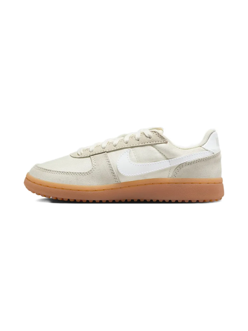 Nike Suede Leather Trainers In White