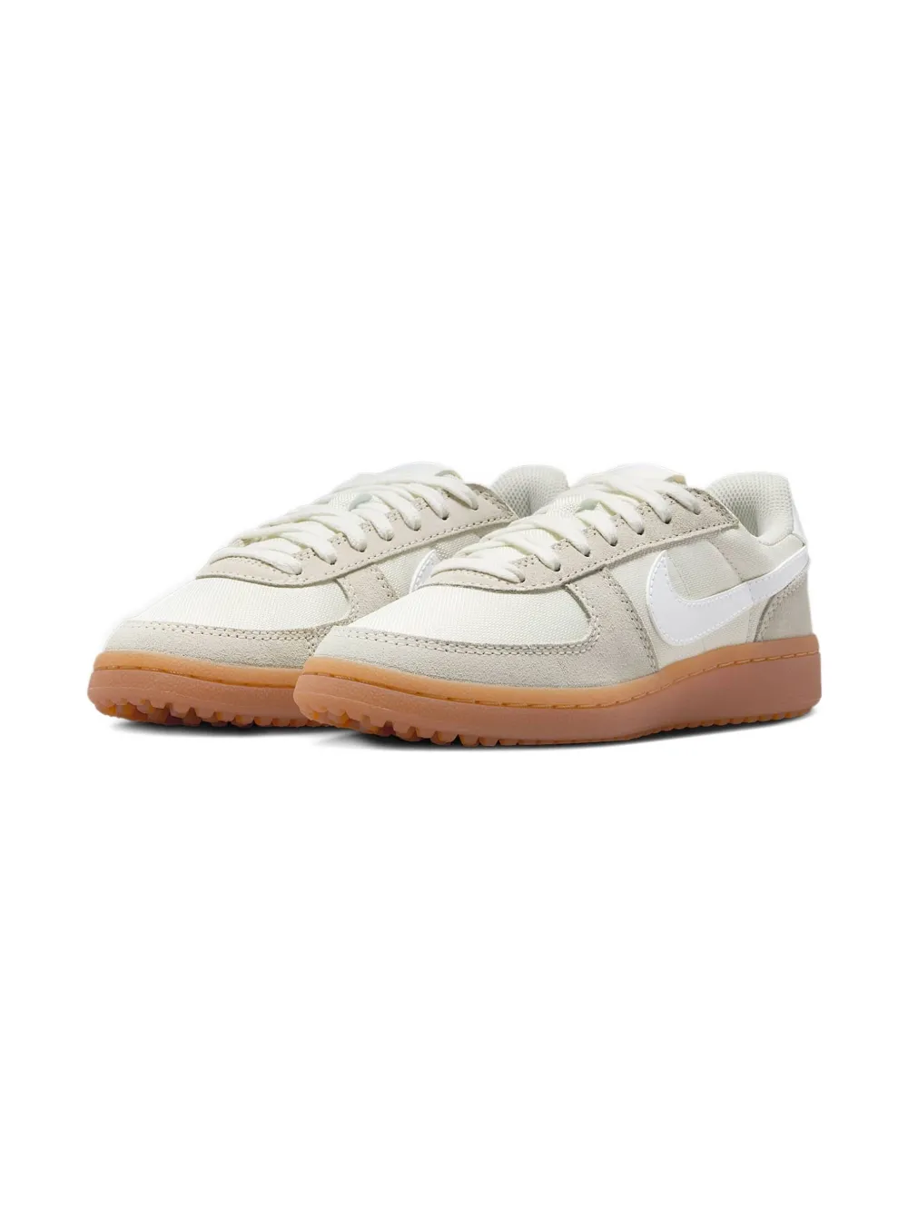 Nike Kids suede leather trainers - Wit