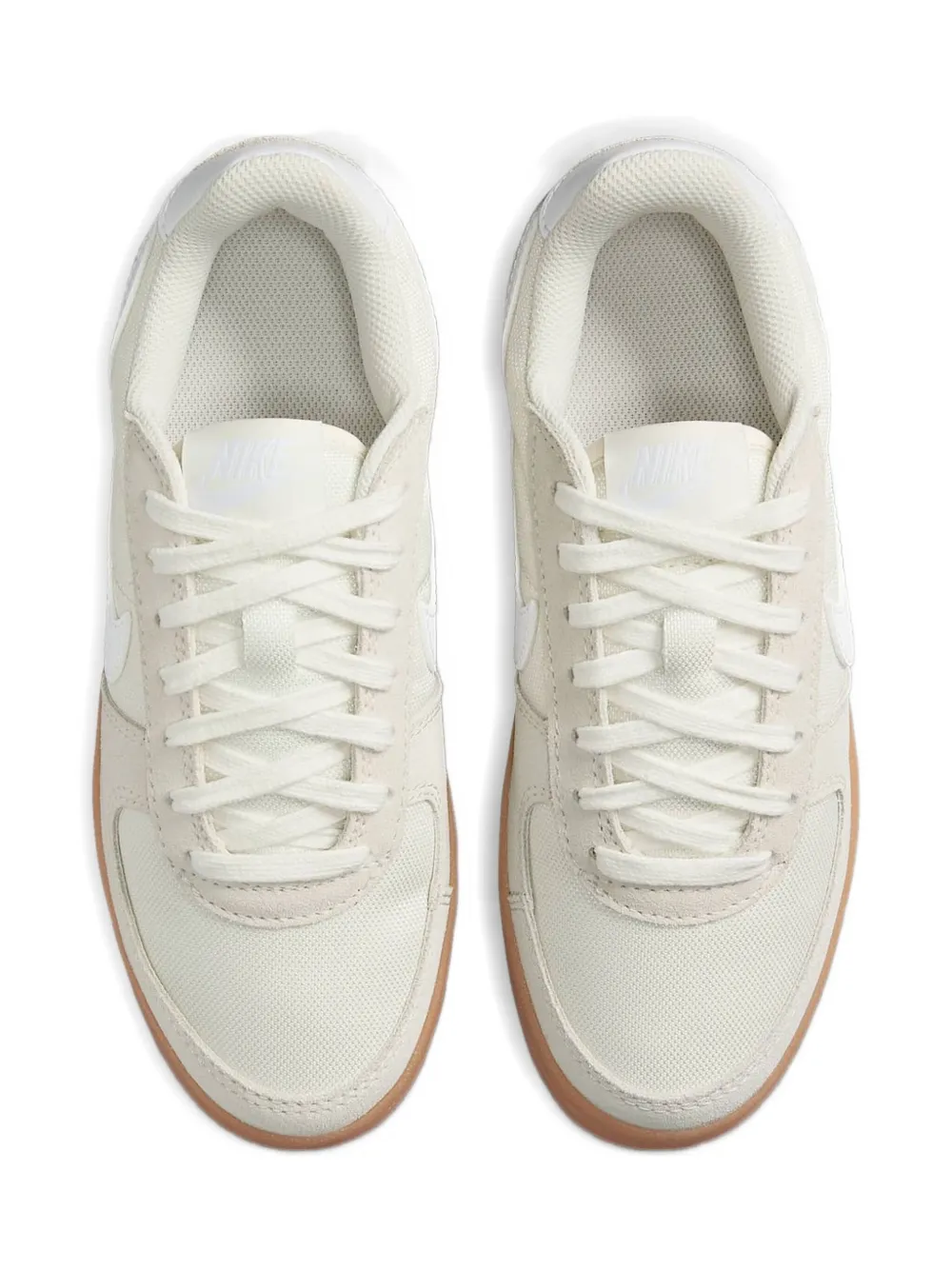Nike Suede Leather Trainers In White