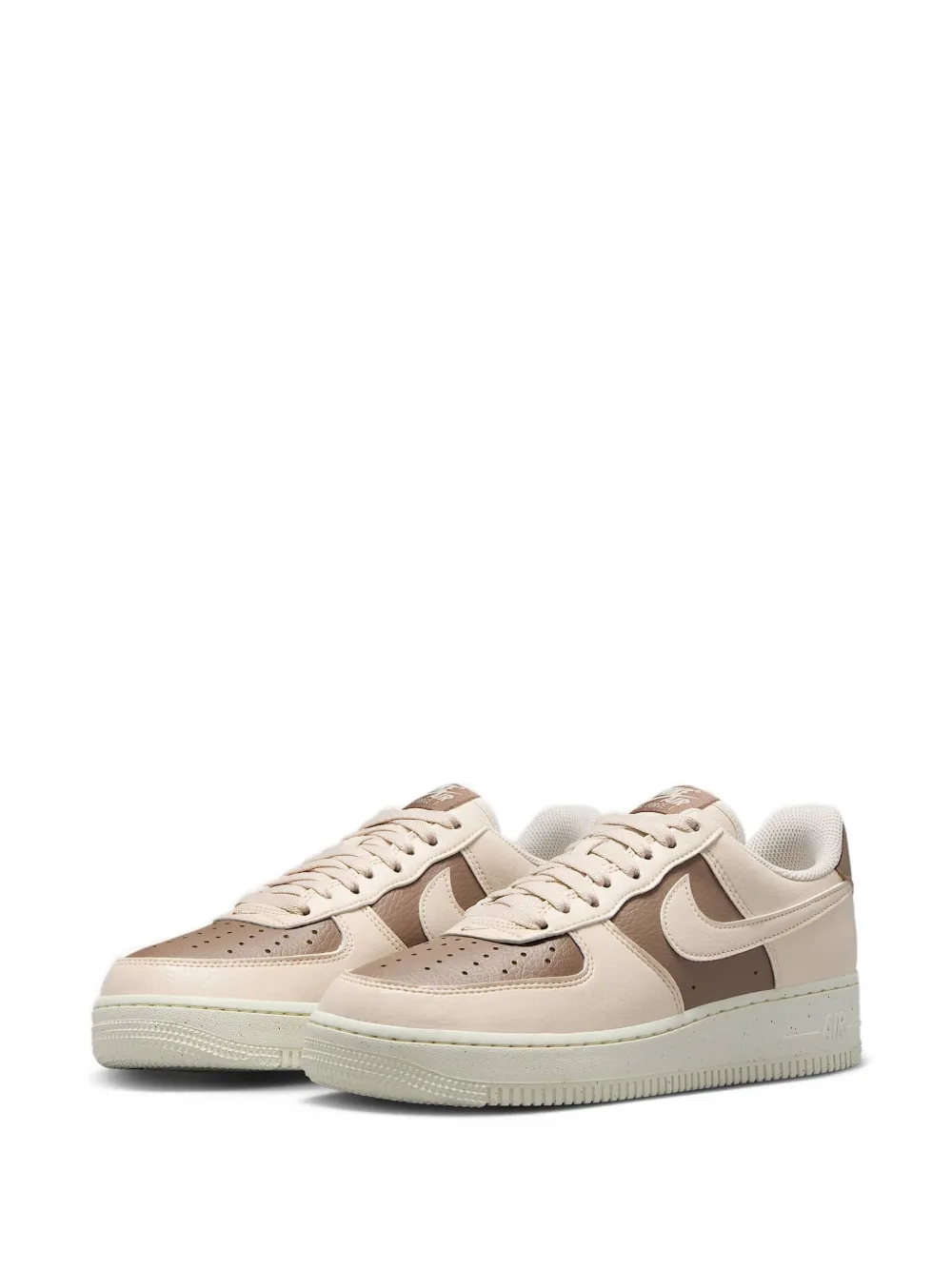 Nike perforated-swoosh trainers Neutrals