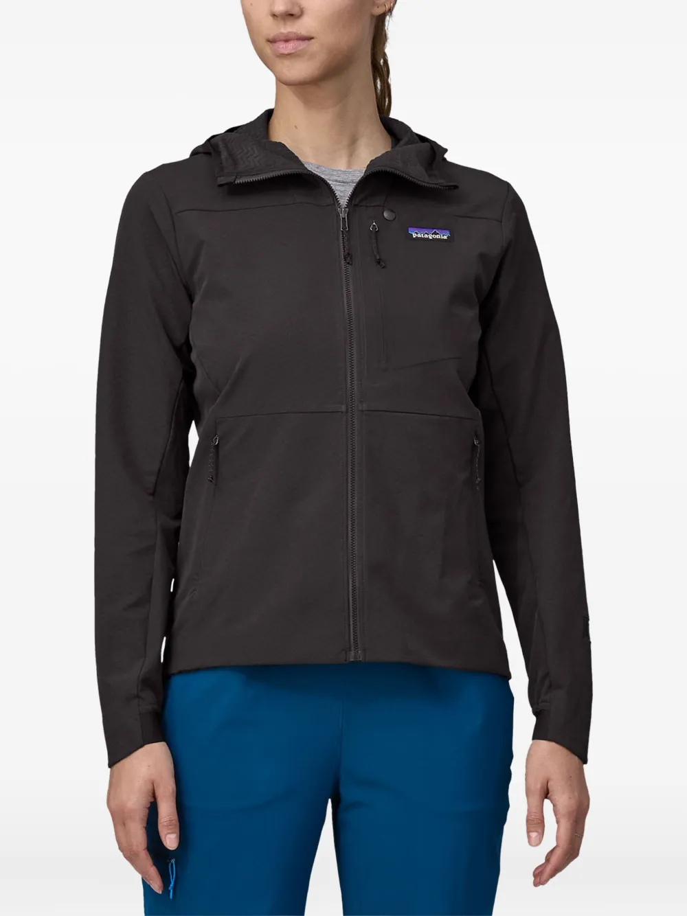 Patagonia zip-up hoodie Zwart