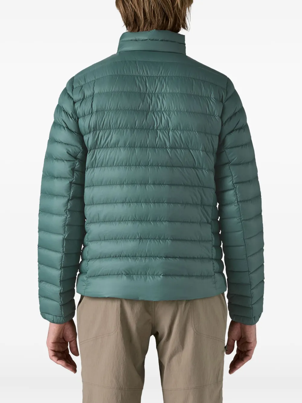 Patagonia quilted down coat Groen