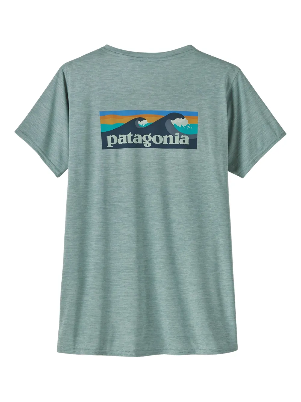 Patagonia T-shirt met logoprint Groen