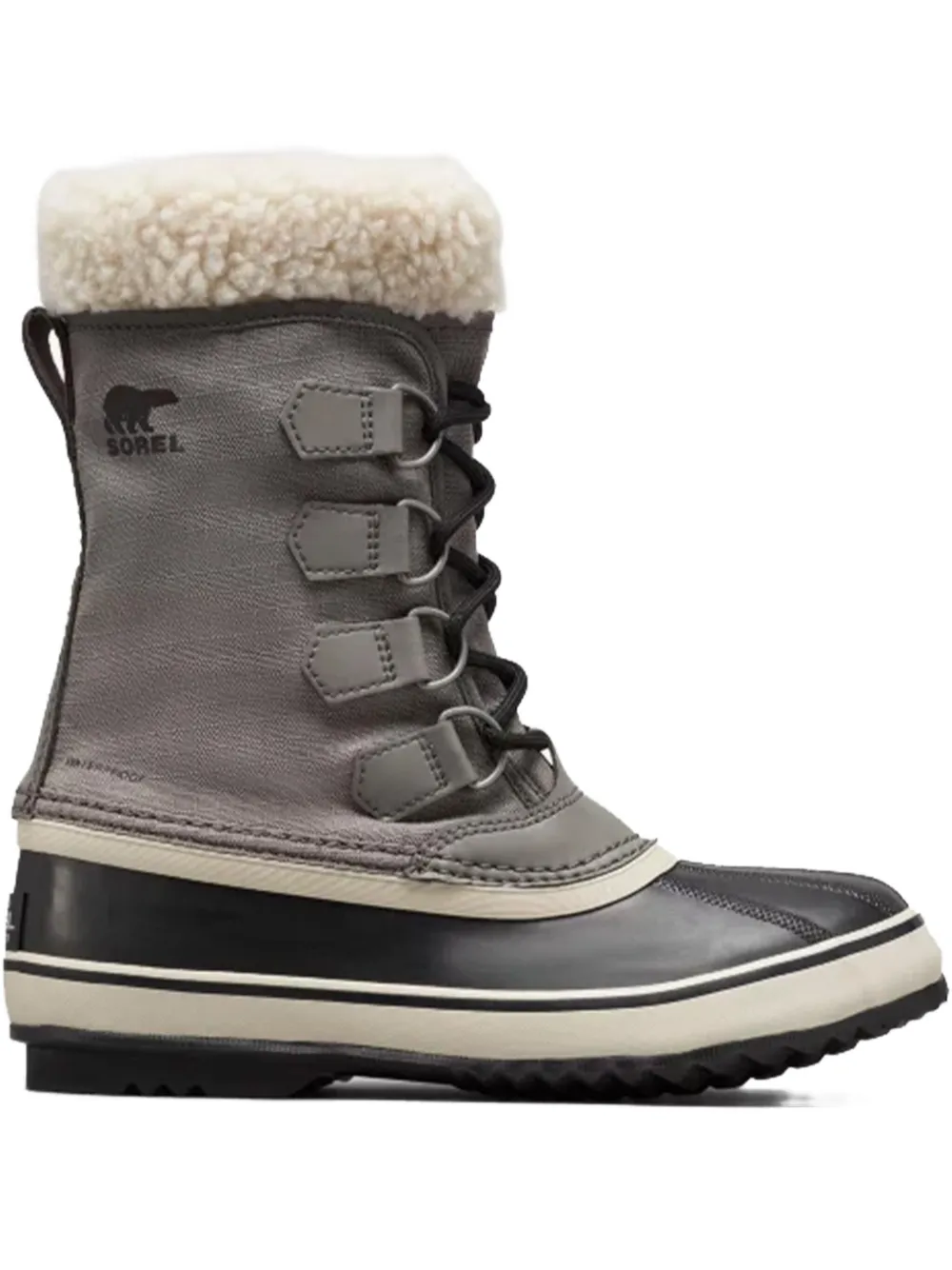 SOREL shearling-lined waterproof boots Grey