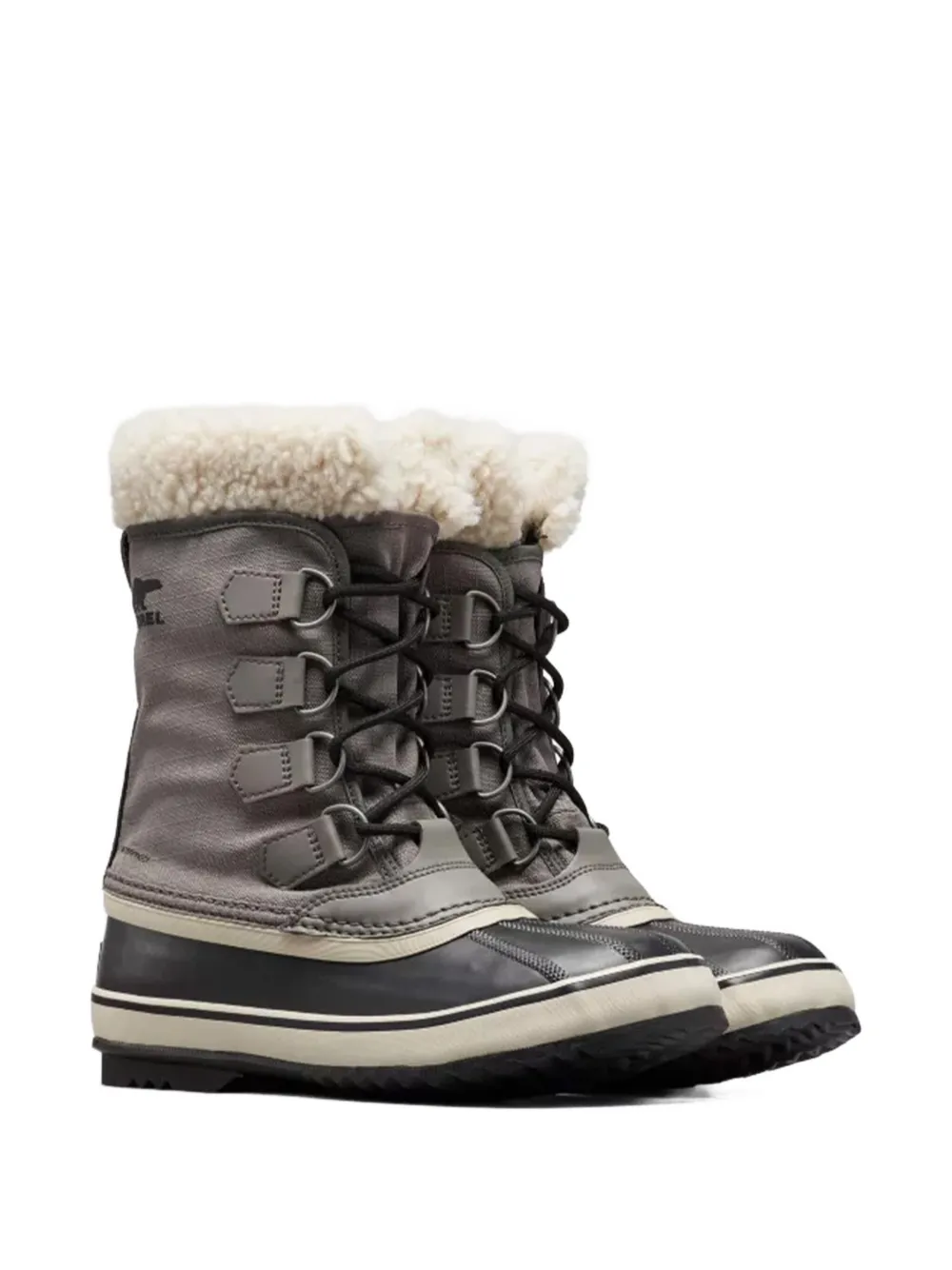 SOREL shearling-lined waterproof boots Grey