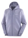 Salomon zip-up logo-detailed hoodie - Purple
