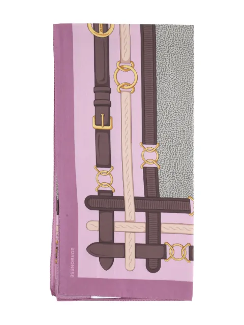 Borbonese bear-print belts buckles scarf