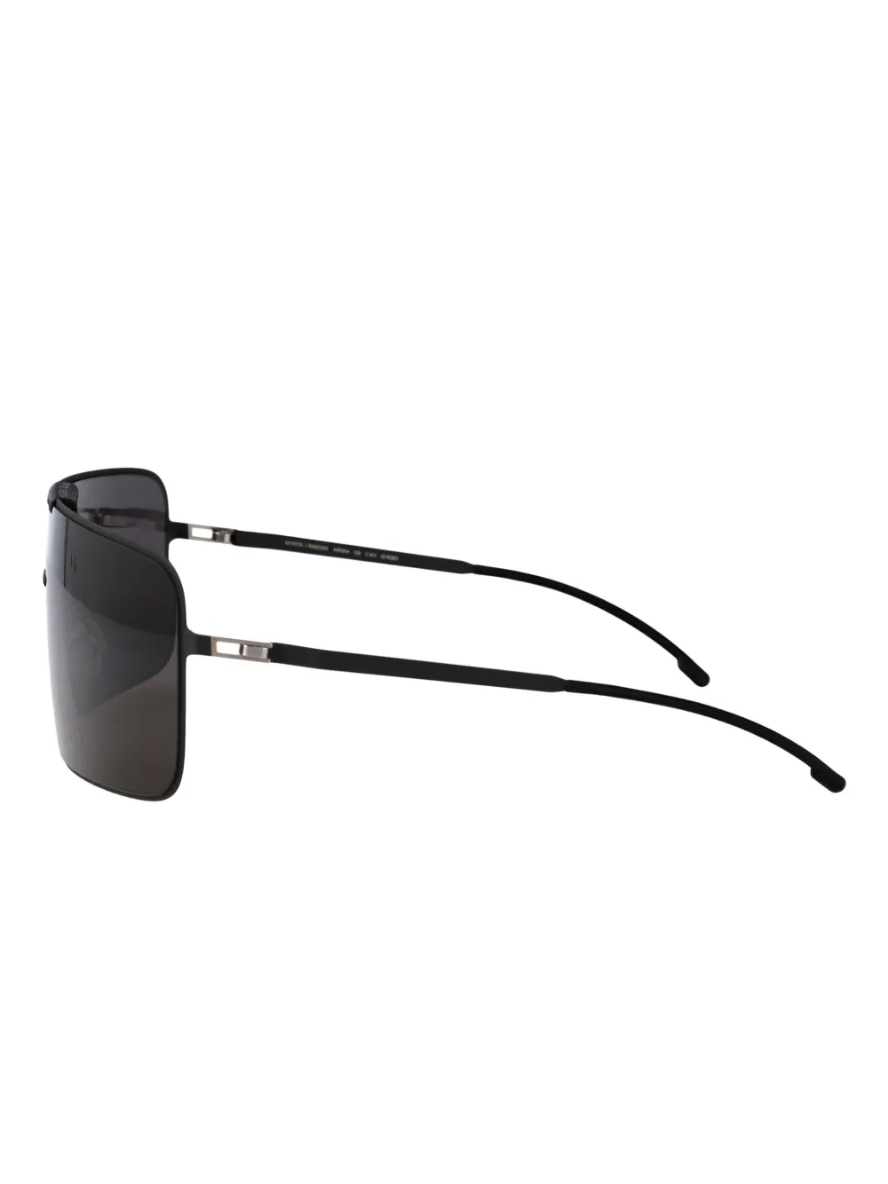 Mykita x Rimowa zonnebril met schild montuur 401 BLACK