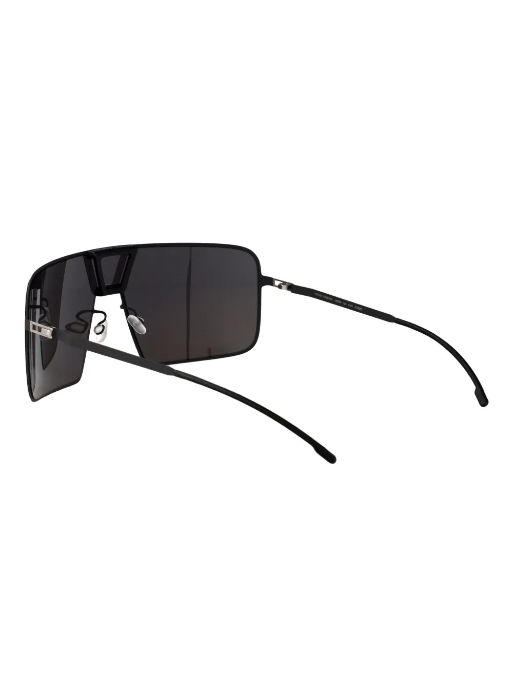Mykita x Rimowa zonnebril met schild montuur 401 BLACK