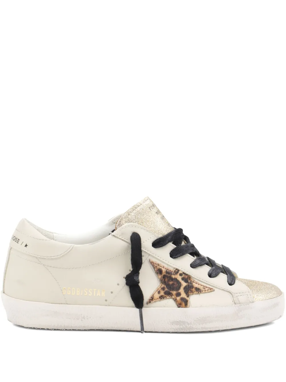 Golden Goose Super-Star glittered sneakers - ホワイト Golden Goose Super-Star glittered sneakers - ホワイト