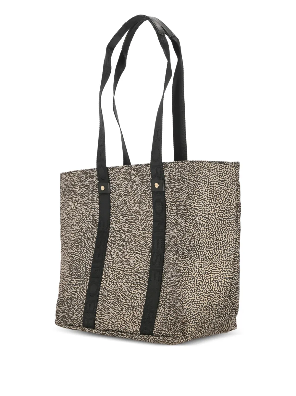 Borbonese branded all-over pattern tote bag | Image 2